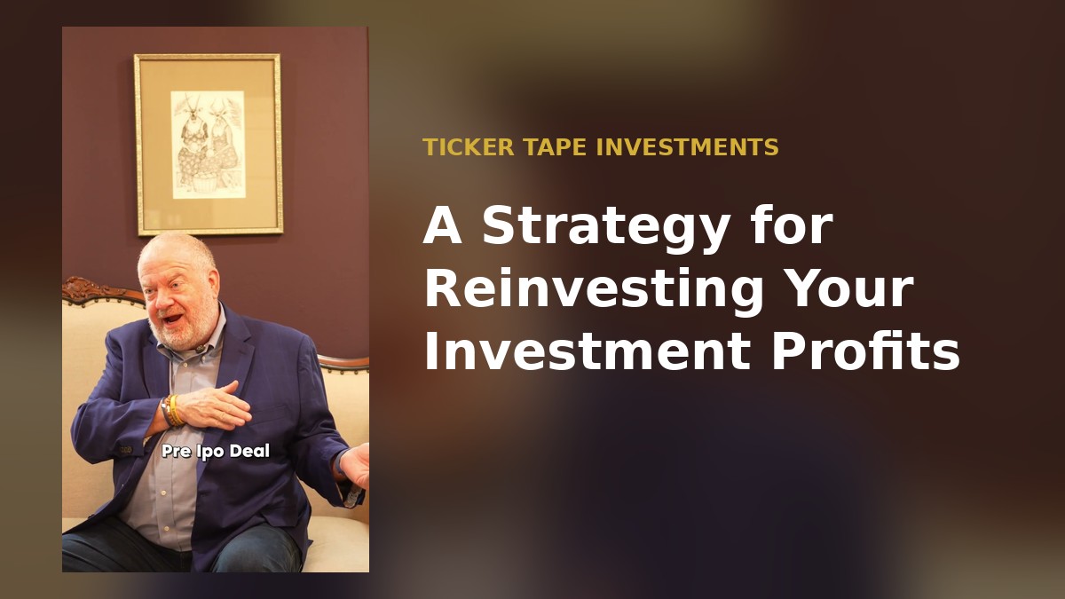 A Strategy for Reinvesting Your Investment Profits