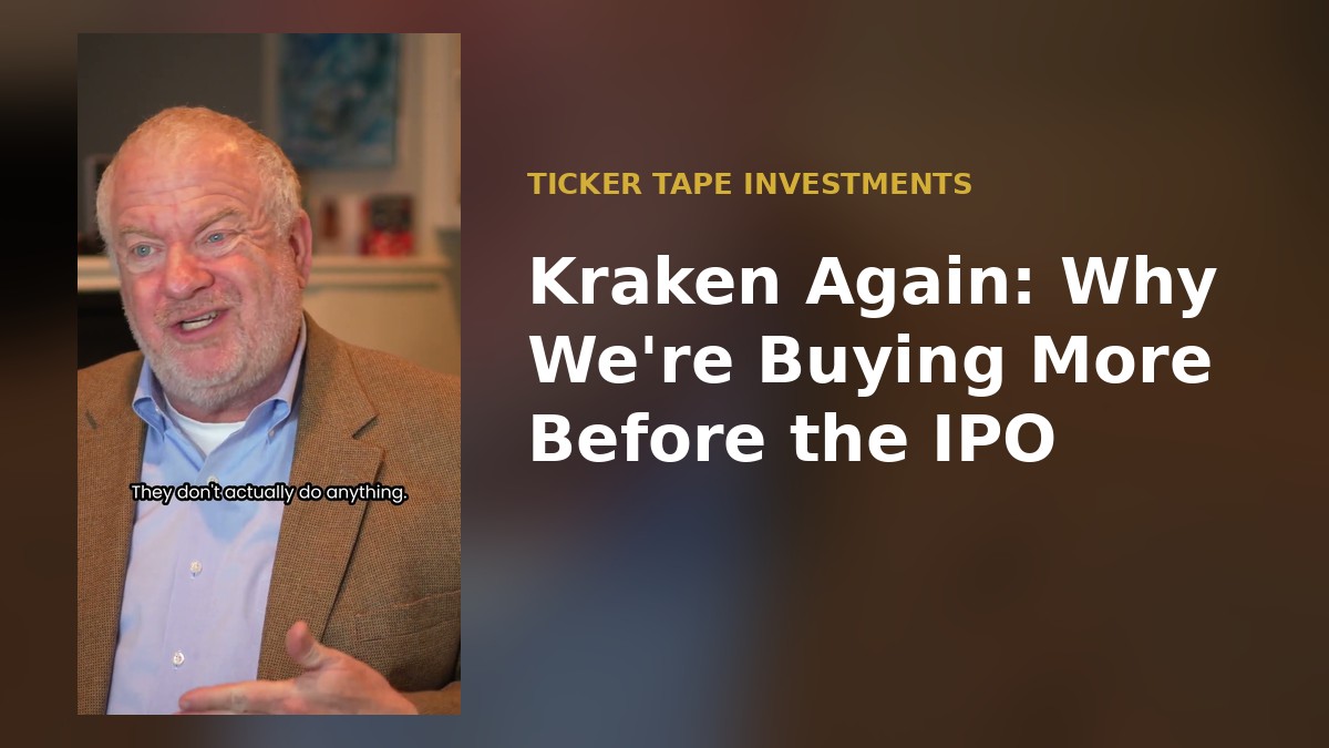 Kraken Again: Why We’re Buying More Before the IPO