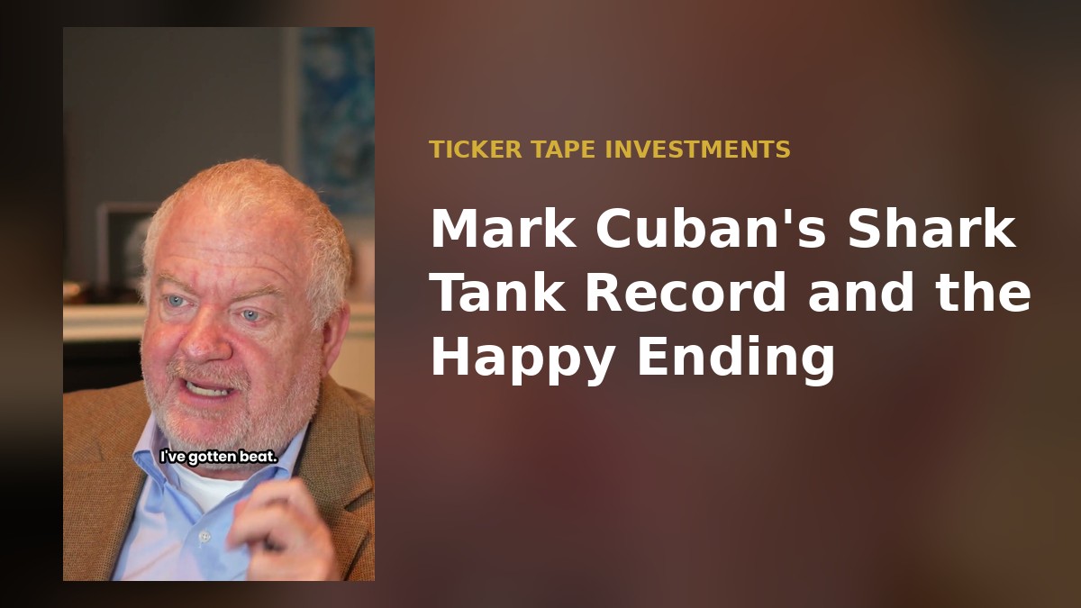 Mark Cuban’s Shark Tank Record and the Happy Ending